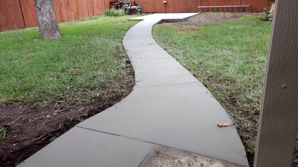Concrete Walkway Installation Fort Worth TX | Sinai Concrete LLC 3 IMG 20170814 133621785